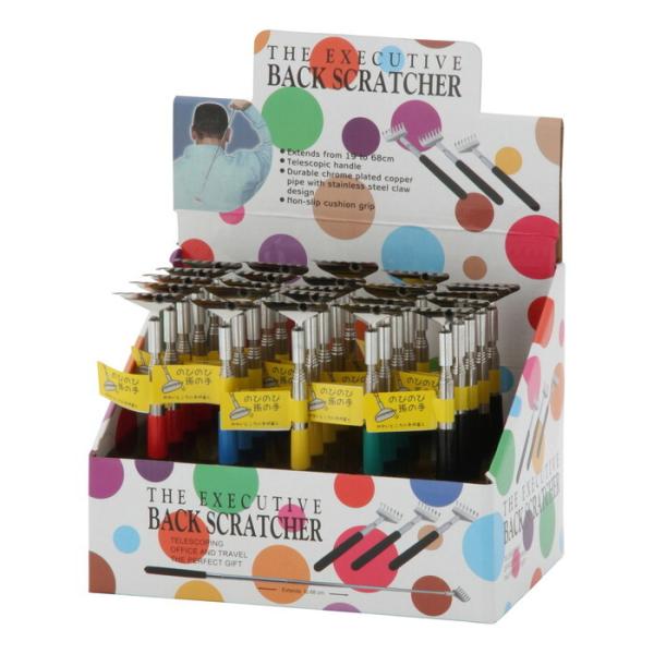 孫の手 伸縮式 カラフル 完成品 W45×D30×H190-680mm 0.04kg fj-1122...