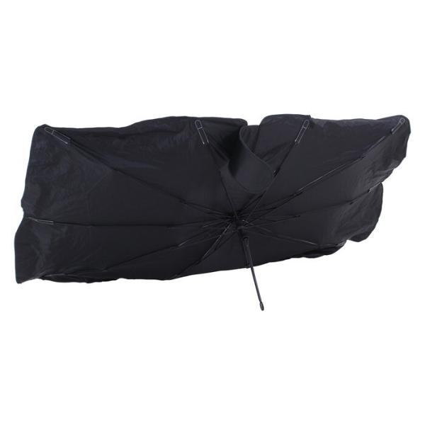 サンシェード 使いやすい 車用 M 黒 完成品 W1350×D0×H750mm 0.34kg fj-...