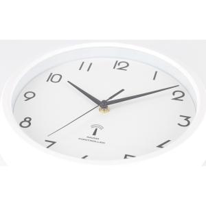 電波掛時計 カペラ Φ27cm ホワイト EG...の詳細画像1