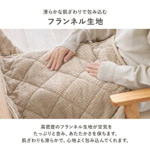 ハイタイプ用うす掛け布団 グレージュ ブラウン...の詳細画像5