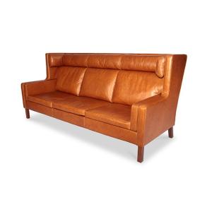 ボーエ・モーエンセン ウイングバック ソファ 3P WINGBACK Sofa 3P オイルドレザー 本革 3年保証付 デザイナーズ ジェネリック家具 リプロダクト inv-975bs-