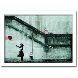 バンクシー Banksy インテリアアート Girl with Balloon 風船と少女 VS-1...