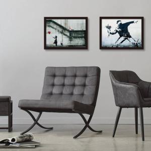 バンクシー Banksy インテリアアート G...の詳細画像2