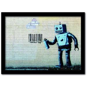 バンクシー Banksy インテリアアート Barcode Robot バーコードロボット VS-1...