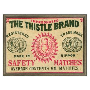 マッチデザインポスター Retro Match Poster ヒモ付 RM-1020 店舗 カフェ ...