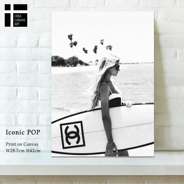 CHANEL シャネル CREA キャンバスアートパネル ファッションシリーズ Fashion Se...