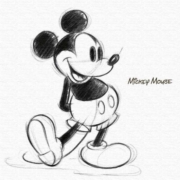 ミッキー ディズニー Mickey Mouse Mサイズ 30cm×30cm アートパネル ファブリ...