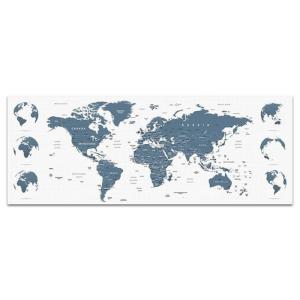 アートパネル 60×120 水晶絵 KH1074 世界地図 ワールド 壁掛けパネル