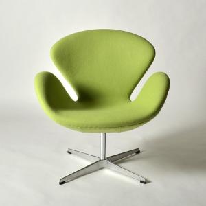 アルネ・ヤコブセン スワンチェア SwanChair ファブリック リプロダクト デザイナーズ 家具 保証付 pr-art-ds680-fb-b 送料無料 北欧 モダン 家具 インテリ｜genco1