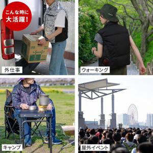 空調冷風ウェア ベスト ・フルセット 30V ...の詳細画像3