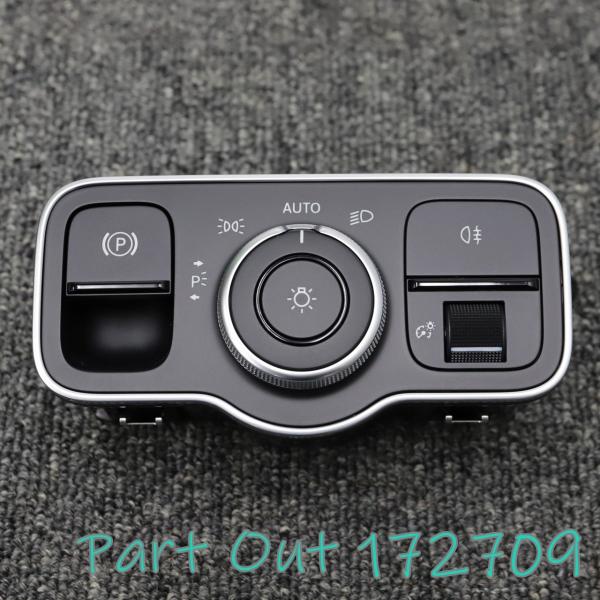 [M-20]ベンツ W177 A200d ライトスイッチ パーキングブレーキスイッチ A247905...