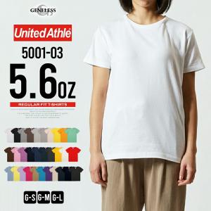tシャツ レディース 半袖 綿100 United Athle スポーツ Tシャツ 半袖tシャツ Uネック クルーネック ネイビー ユニフォーム