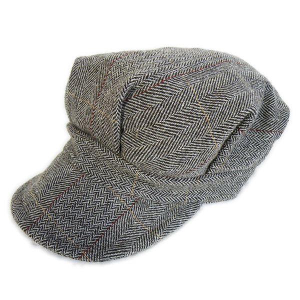 ツイード ワークキャップ グレイ - Work Cap Gray Tweed
