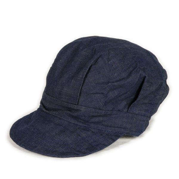 デニム ワークキャップ(ワンウォッシュ) - Work Cap Denim (ONE-WASH)