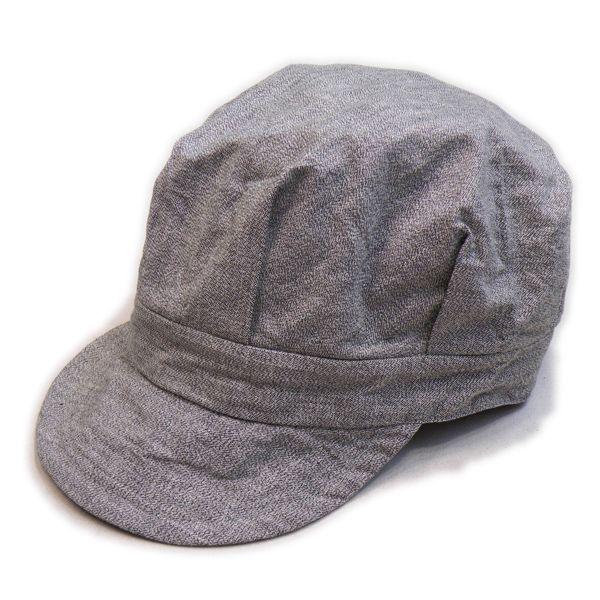 グレーシャンブレー ワークキャップ(ワンウォッシュ) - Work Cap Gray chamble...