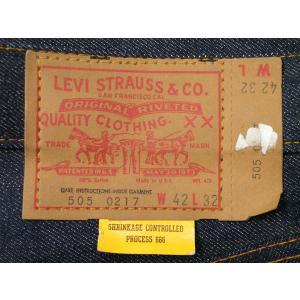 60 S デッドストック リーバイス Levis 505 66前期 W42 L32 02 Epsi Rating Com