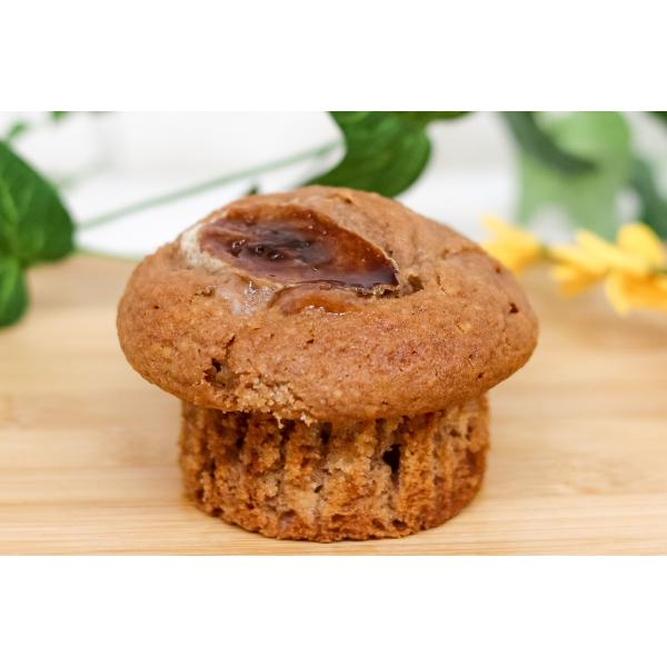 《商品紹介用》たっぷりバナナと濃厚チョコ(チョコバナナ)　からふるカフェのアメリカンマフィン