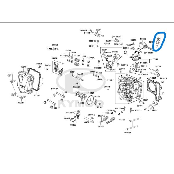 KYMCO キムコ 純正部品 RACING S 150 SR30JD(JP)  SENSOR. HE...