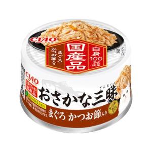 いなばペットフード CIAO おさかな三昧 まぐろ かつお節入り 60g×24個セット「宅配便送料無...