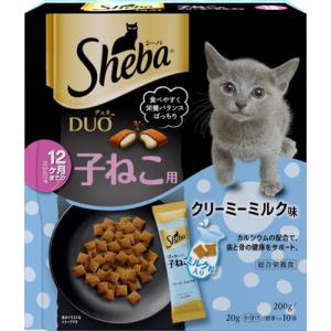 マースジャパンリミテッド シーバ デュオ 12ヶ月までの子ねこ用 クリーミーミルク味 200g