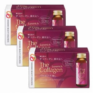 資生堂 The Collagen ザ・コラーゲン リュクスリッチ ドリンク 10本入×3個セット(1ケース)「宅配便送料無料(A)」｜genki-eshop