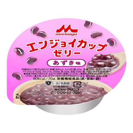 介護食 クリニコ エンジョイカップゼリー 小豆味70g×24個セット高カロリーゼリー80kcal 栄...