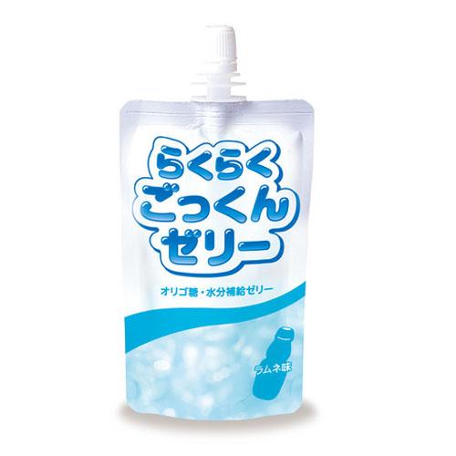 介護食 ゼリー らくらくごっくんゼリー ラムネ味150g×6袋 水分補給 ニュートリー株式会社