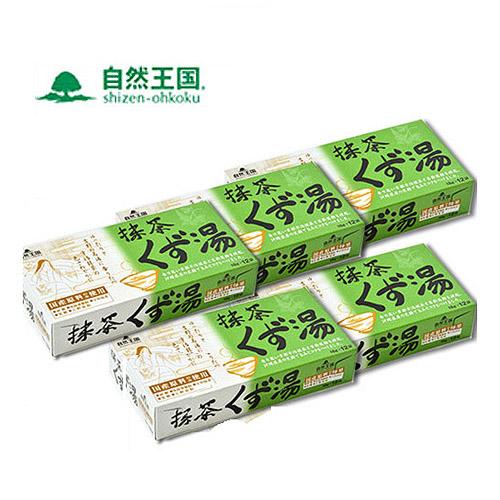 株式会社協和 自然王国 抹茶くず湯 （18g×12袋）×5箱セット 葛湯（くず湯）