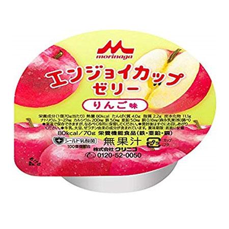 介護食 クリニコ エンジョイカップゼリー りんご味70g×24個セット高カロリーゼリー80kcal ...