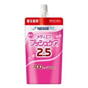 メディエフ プッシュケア 2.5 半固形状 （160g×18個） 熱量400kcal　ネスレ ナトリウム オリゴ糖配合｜genki