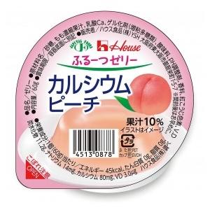 ハウス　ふるーつゼリーCa　カルシウム　ピーチ　60g