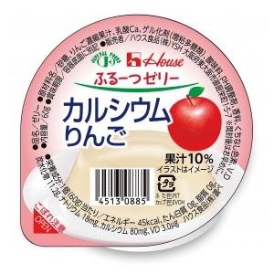 ハウス　ふるーつゼリーCa　カルシウム　りんご　60g
