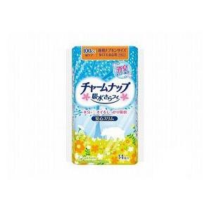 チャームナップ 吸水さらフィ 消臭+抗菌 70cc 長時間快適用 23cm 14枚