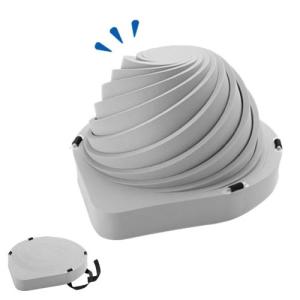 「同梱不可」　W664122 タイカ　DERUCAP　でるキャップ　1枚入　コンパクトタイプ DC-C-01　防災頭巾　軽いポリエチレン製　地震