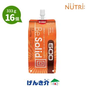 とろみ状流動食 リカバリー ニュートリート ビーソリッド500 500kcal (333g×16パック) アダプタ6個入り Be Solid 500 16個 キャラメルココア風味 乳酸菌配合