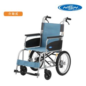 日進医療器 介助式車いす NEO-2βW ネオ 16インチ ノーパンクタイヤ