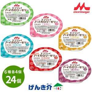 介護食 クリニコ エンジョイ小さなハイカロリーゼリー いろいろセット 40g 6種×各4個 計24個 森永 高カロリーゼリー バラエティーセット 栄養機能食品