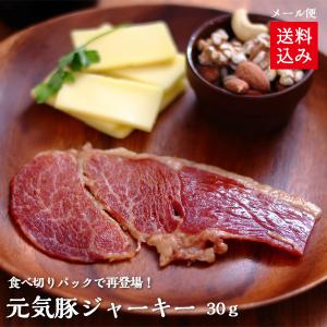ジャーキー　珍味　おつまみ　ポイント消化　干し肉　　元気豚ジャーキー