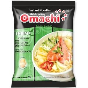 OMACHI インスタント麺　エビ風味　（30袋）１箱｜genkifami
