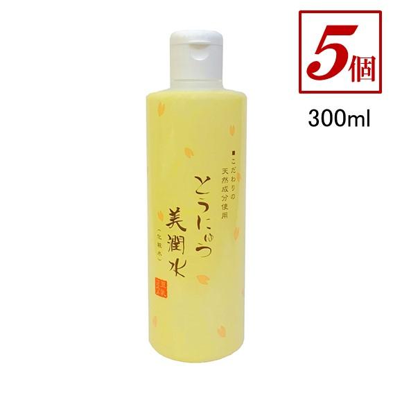 ダイイチ とうにゅう美潤水 300ml 5個 豆乳 化粧水 スキンローション　北海道、沖縄県は別途送...