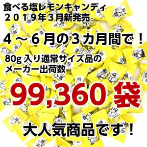 食べる塩レモンキャンディ、サクサク梅塩キャンデ...の詳細画像1