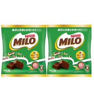メール便 ミロ ビッグバッグ 2袋セット(1袋：142.6g) ネスレ   MILO Nestle チョコレート 鉄 カルシウム ビタミンD｜genkini-nare
