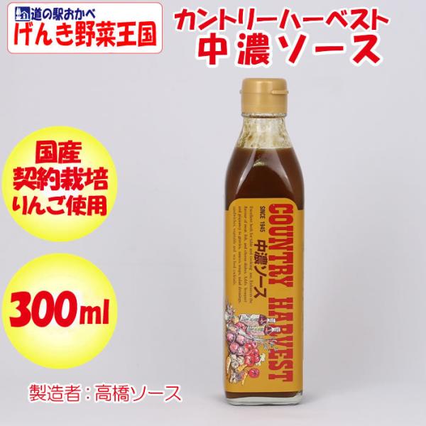 【カントリーハーヴェスト】中濃ソース 300ml 高橋ソース【埼玉県本庄市 送料別】【ＮＳ】