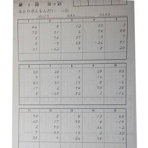 AP【全珠連】■珠算 9級 プリント集■[取り...の詳細画像1