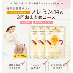 【葉酸サプリ】プレミン14w3つセット 妊娠中...の詳細画像1