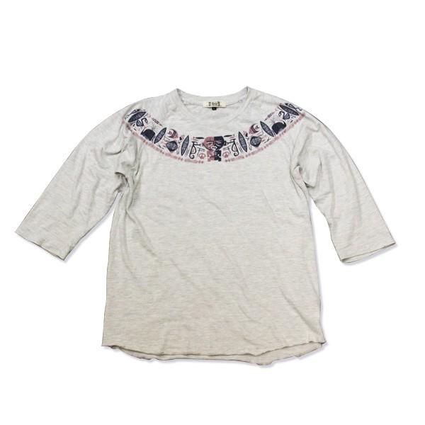 Mooche.ロングスリーブTシャツ　By the Sea　オートミール