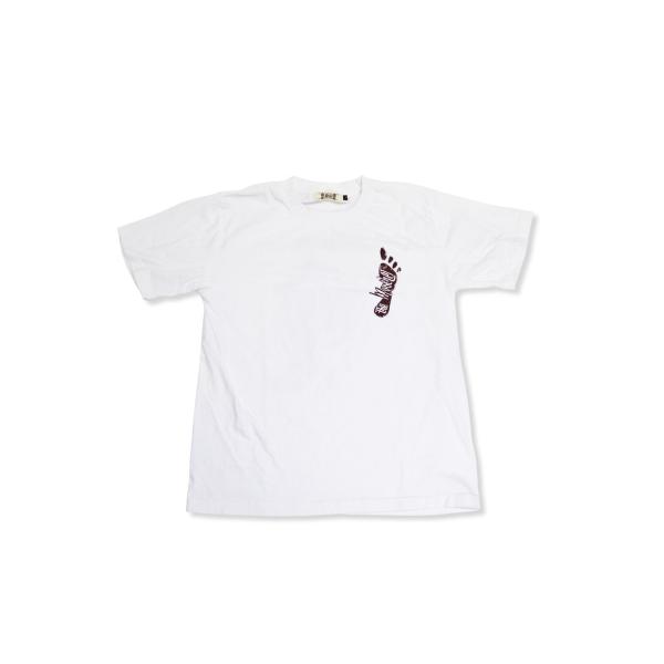 Mooche.Tシャツ　Ask me Why I run? ホワイト