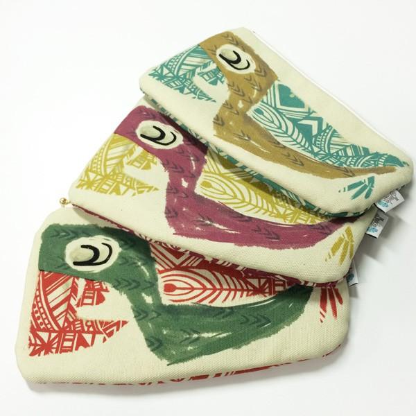 Mooche.  クッションポーチ　" Bird "