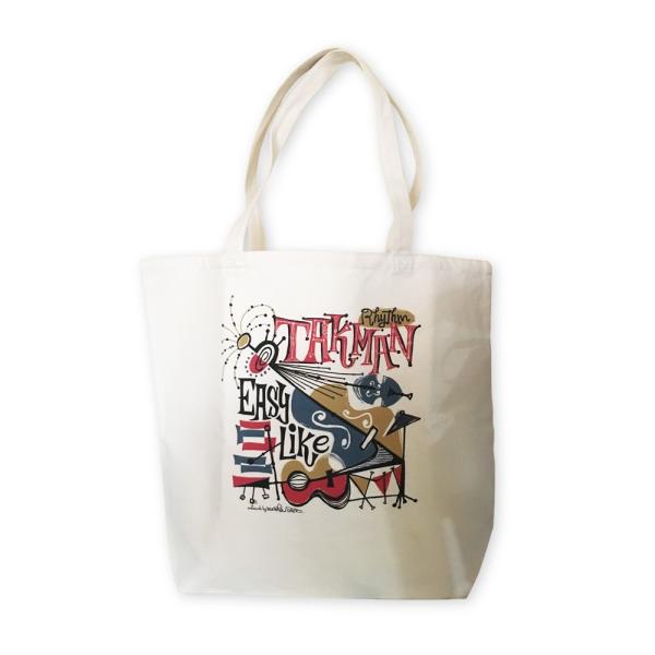 " EASY LIKE " ジャケットデザイン キャンバストートバッグ