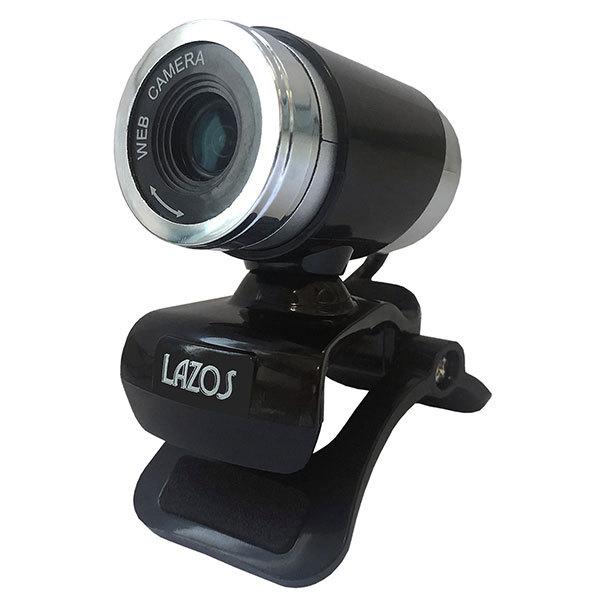 Lazos USB接続 HD Webカメラ ブラック＆シルバー [L-WCHD-B] (USB2.0...